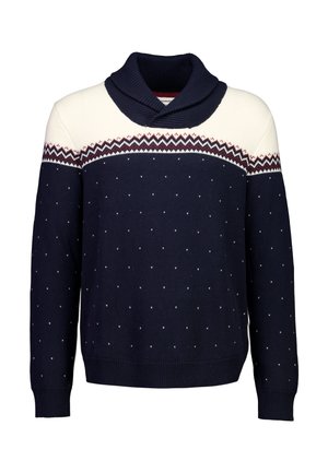 XMAS SHAWL - Maglione - navy