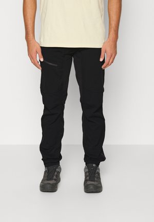FALKETIND FLEX1 HEAVY DUTY PANTS - Outdoor-Hose - caviar/zip grey