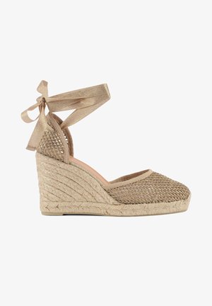 ZEPPA - Sandali con zeppa - oro
