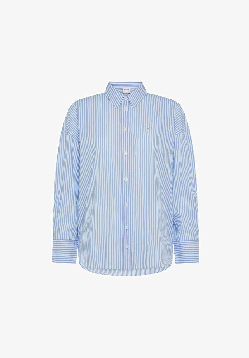 Sun68 STRIPES - Camicia - celeste