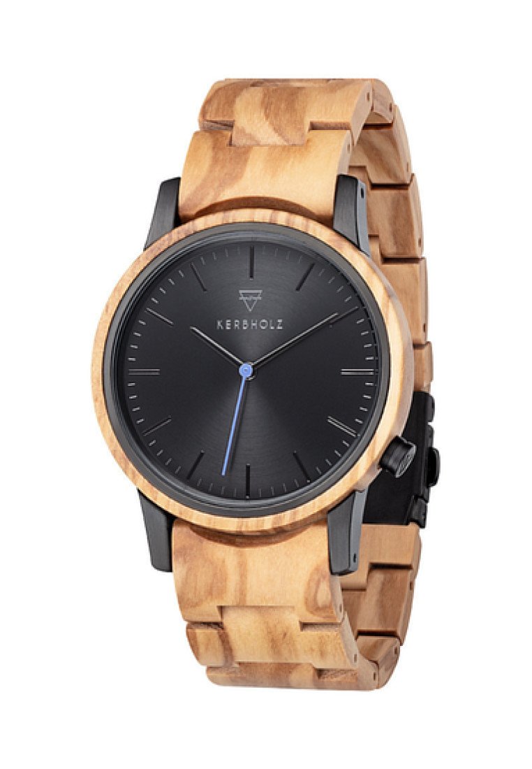 Kerbholz Uhr black/schwarz Zalando