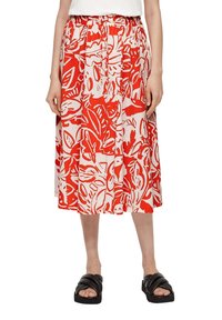 s.Oliver A-lijn rok - dunkelorange