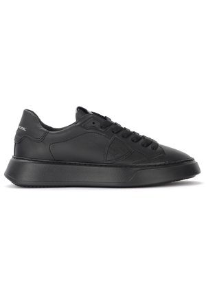 Philippe Model TEMPLE IN PELLE NERA - Sneakers alte - nero