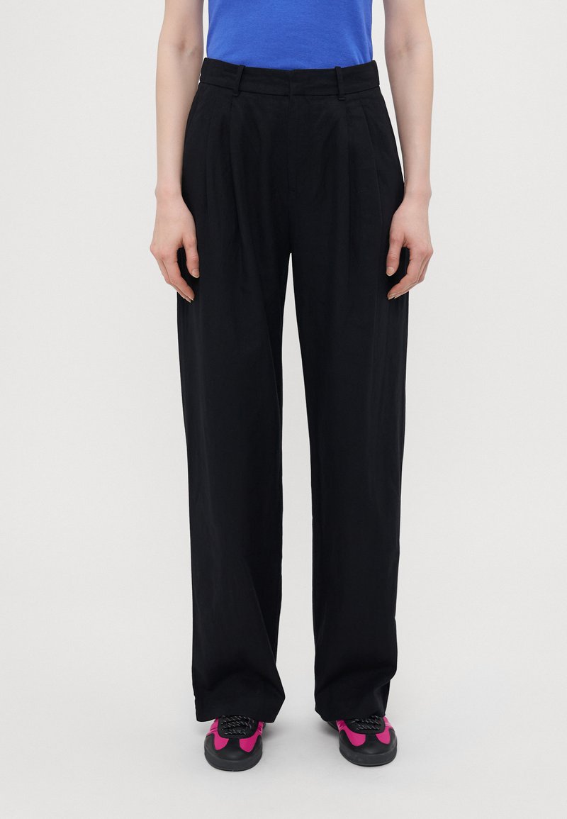 Gap Tall WIDE LEG - Kalhoty - basic black