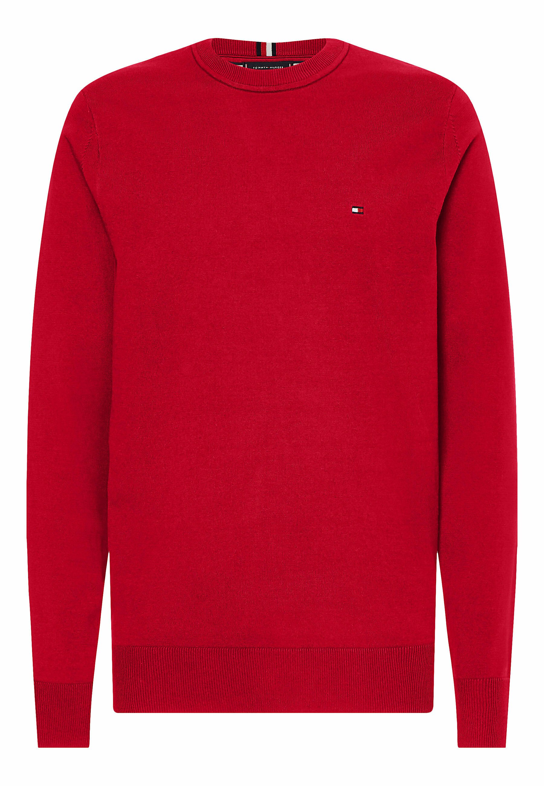 red sweater tommy hilfiger