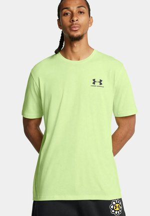Under Armour SPORTSTYLE LC SHORT-SLEEVES - Print T-shirt - green