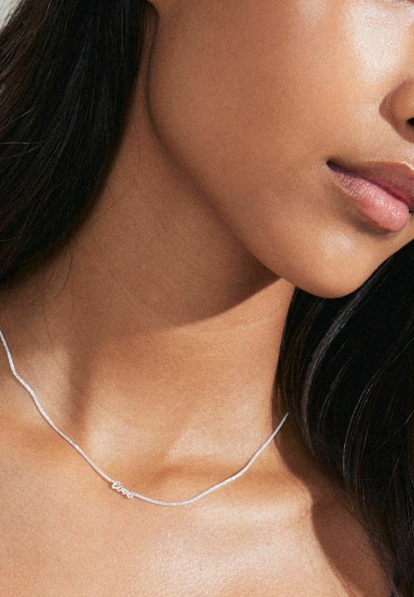 LOVE - Halskette - silver plated