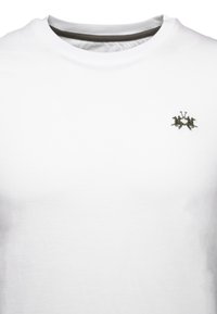 La Martina Camiseta básica - off white xmrjs