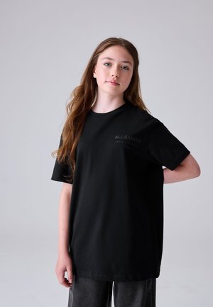 REGULAR FIT - CREW - Tričko s potlačou - black sequin