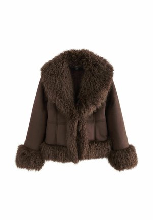 REGULAR FIT - Talvejope - chocolate brown