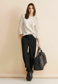 Street One MELANGE  - Strickpullover - weiß