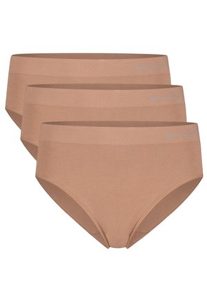 Bamboo Basics, 3 PACK - SEAMLESS FULL - Slip - tan