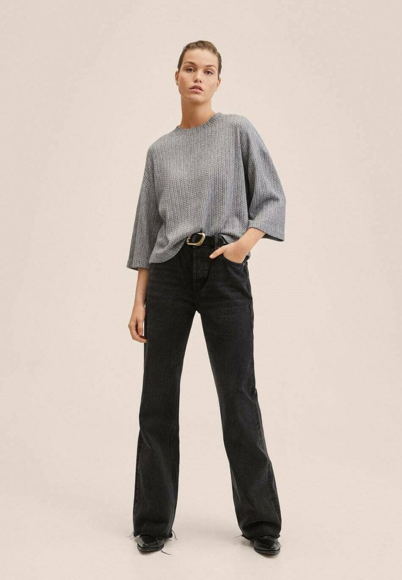 Damen Strickjacken | Mango VEGA Strickpullover medium heather grey/grau-meliert - OK83297 Damen Strickjacken | Mango VEGA Strickpullover medium heather grey/grau-meliert - OK83297