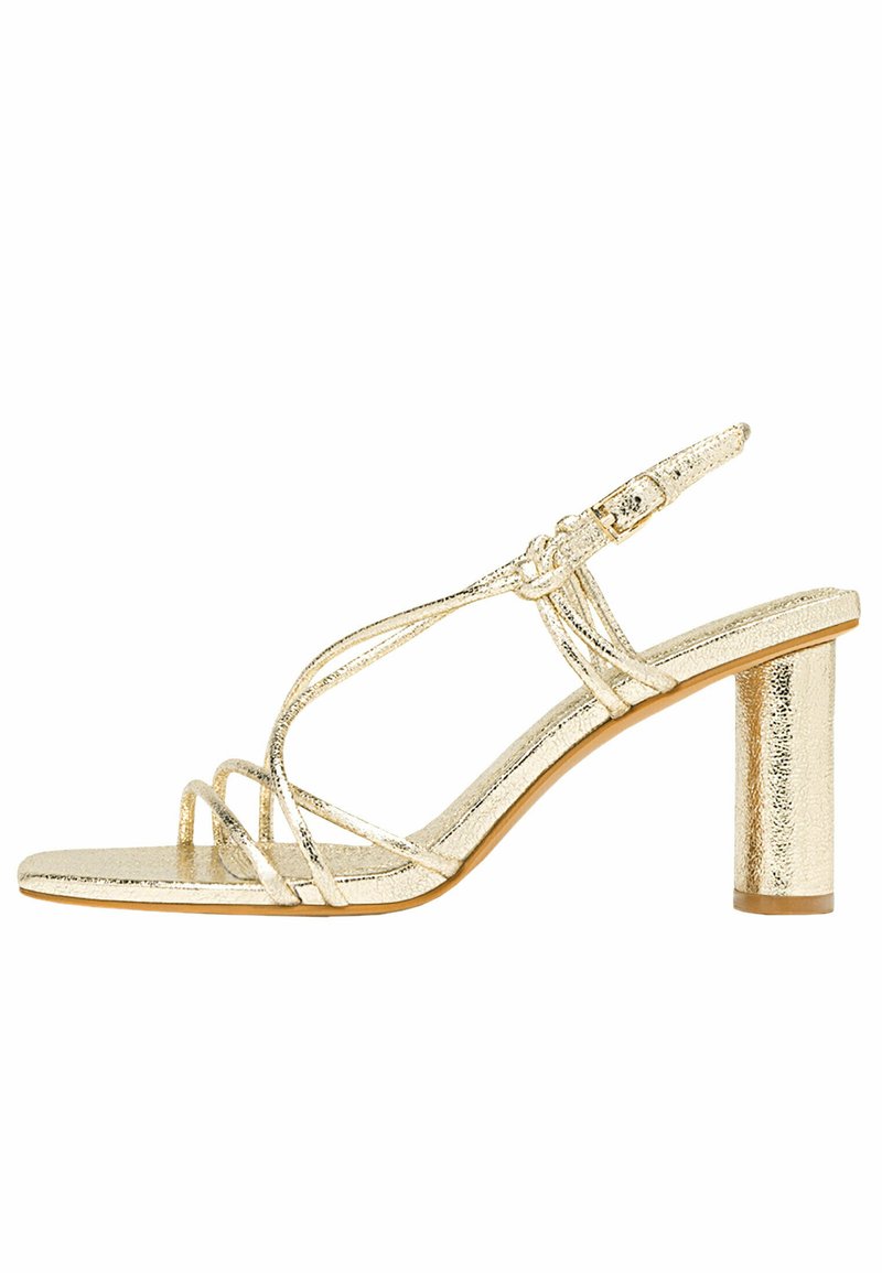 Damen Pumps | Stradivarius High Heel Sandalettegold coloured/goldfarben - UE94488 Damen Pumps | Stradivarius High Heel Sandalettegold coloured/goldfarben - UE94488
