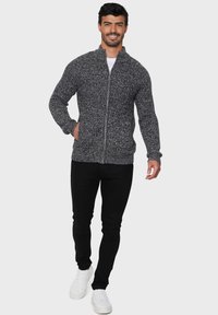 Threadbare GALLAGHER - Strickjacke - charcoal twist