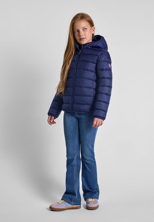 HOODED PADDED PUFFER - Winter jacket - navy