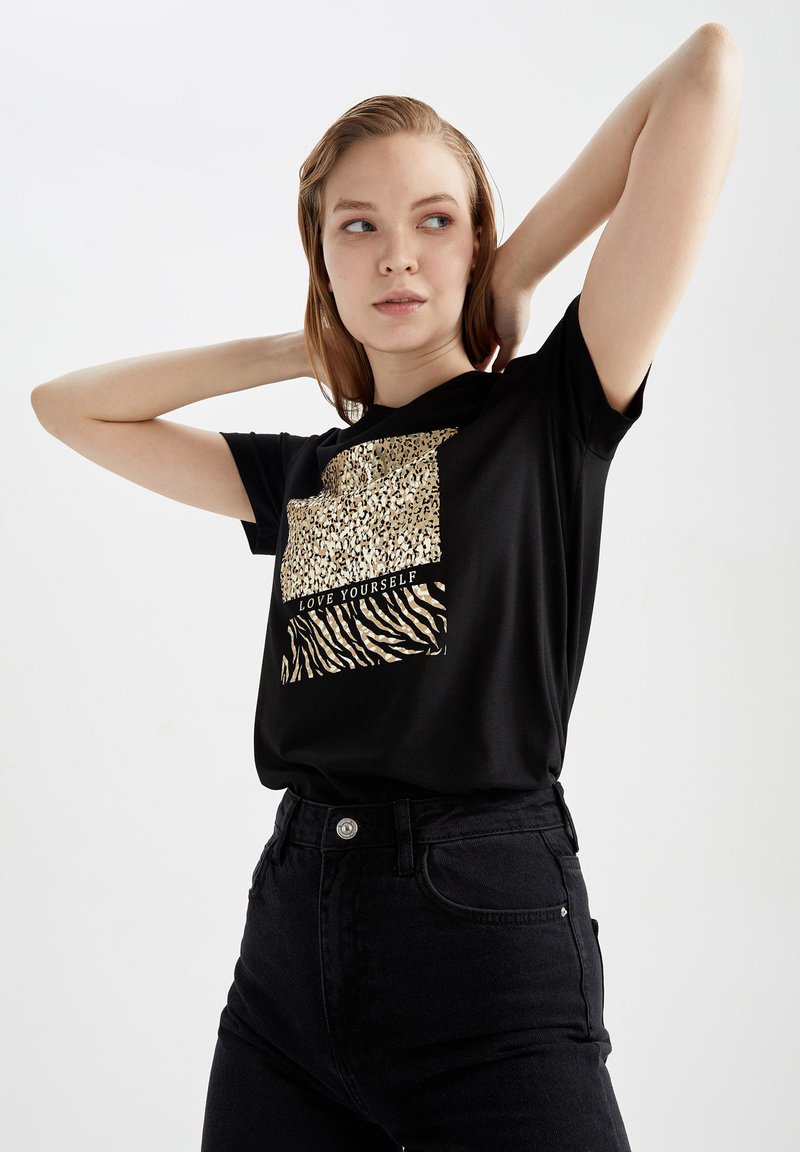T-shirt Fille DeFacto - 100% Coton, Style Sportif Et Tendance Pour Enfants Et Ados