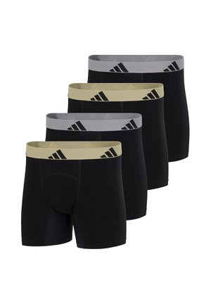 4-PACK  - Lange Boxershorts - schwarz/multicolor