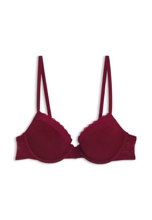 HUGO, LACY PUSH UP - Bügel BH - open red