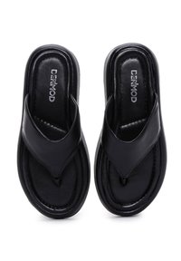 Derimod T-bar sandals - black