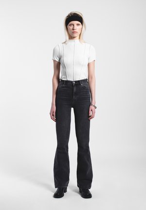 Dr.Denim, MOXY HIGH FLARE - Bootcut jeans - dark grey mist