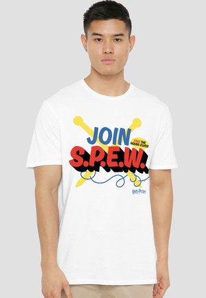Harry Potter, HARRY POTTER JOIN S.P.E.W FREE THE HOUSEELVES - Print T-shirt - white