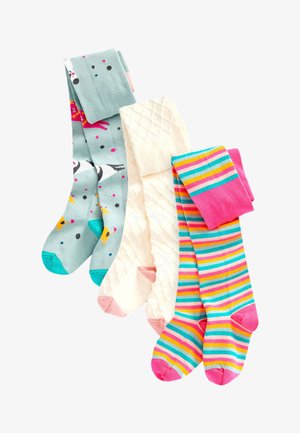 3 PACK - Tights - blue pink