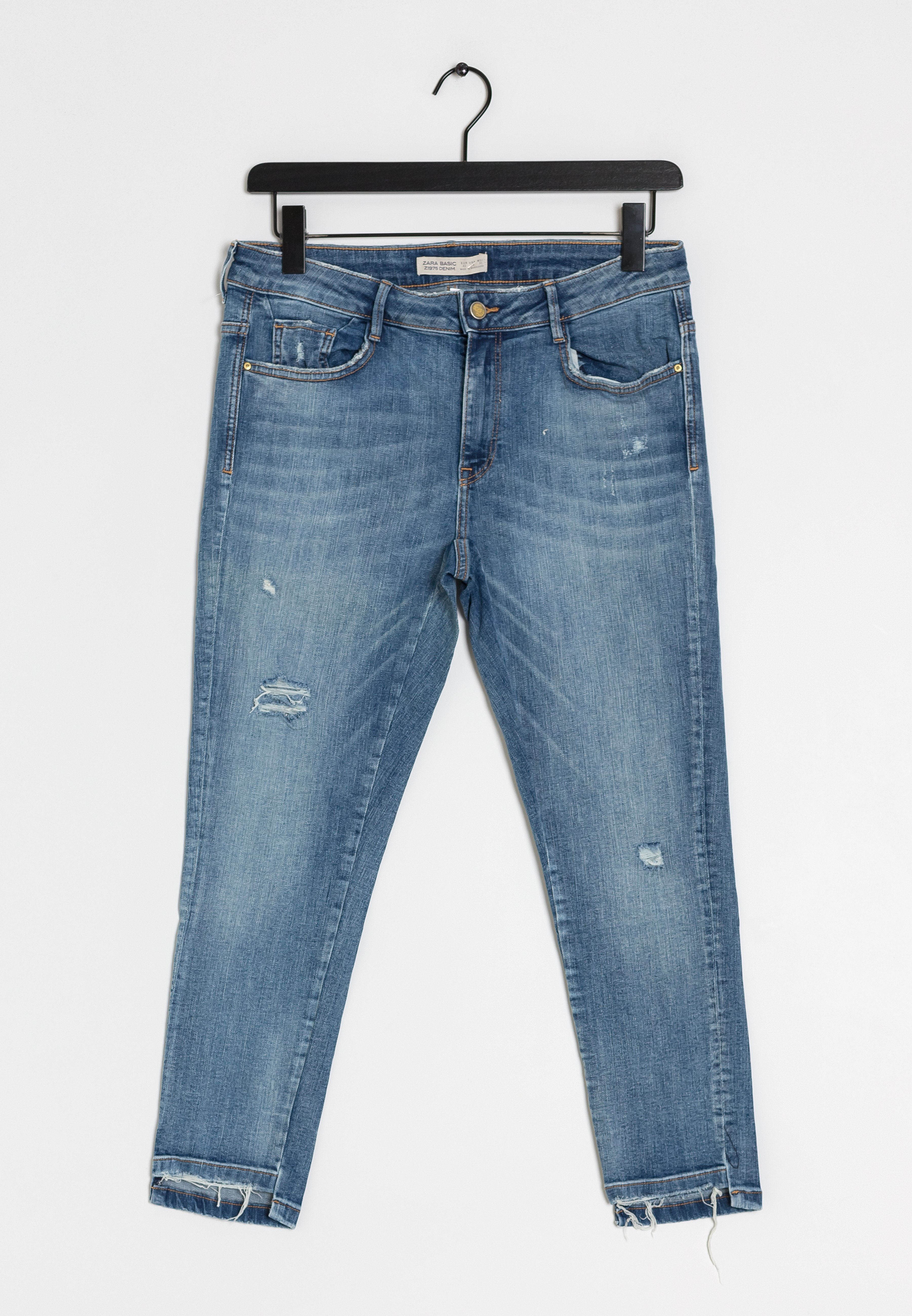 Zara Slim fit jeans - blue/light-blue denim - Zalando.de
