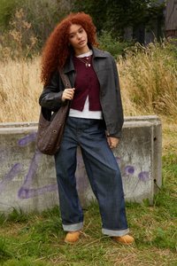 BDG Urban Outfitters BILLIE - Jakna iz umetnega usnja - black