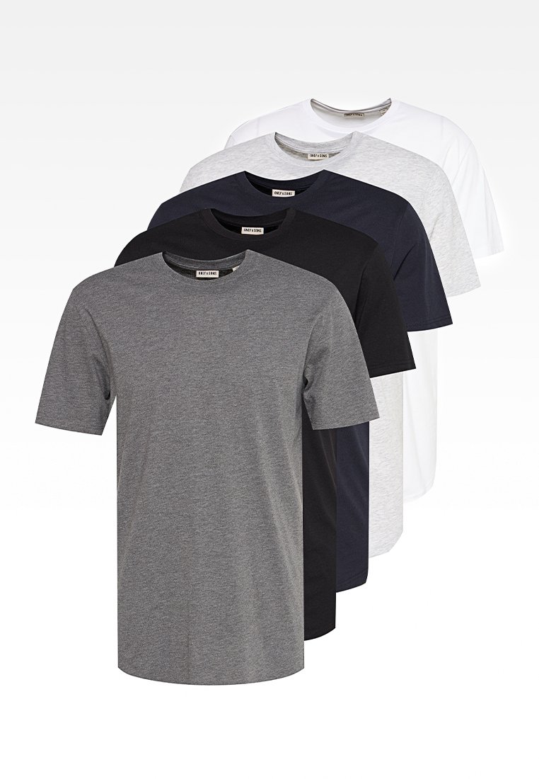 Only & Sons T-shirt basic meerkleurig Only & Sons T-shirt basic meerkleurig
