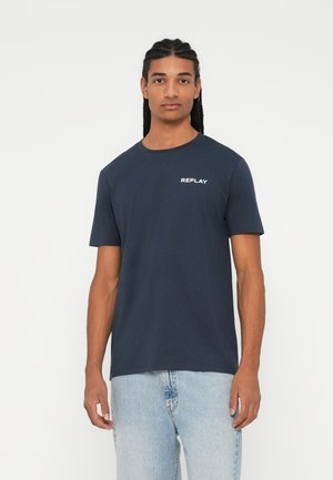 CREW NECK LOGO  - T-shirt basic - navy