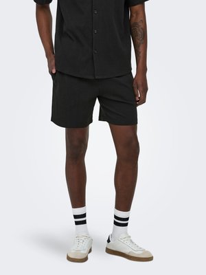 Only & Sons SHORTS ONSEDDIE LOCKER GESCHNITTEN SHORTS - Trainingsbroek - black