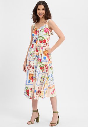 KATHY - Shirt dress - ecru mehrfarbig