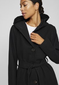 VILA VISELMA BELTED COAT - Klasični plašč - black