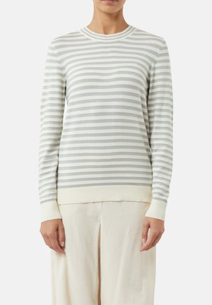 PULLOVER - Jumper - grau/creme