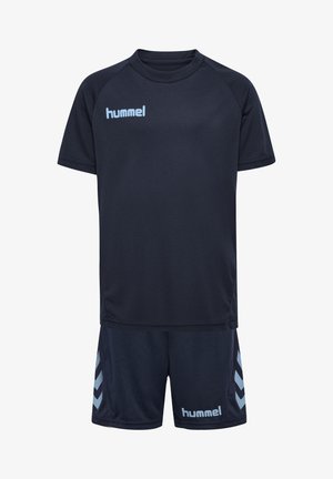Hummel PROMO SET - T-shirt imprimé - dark sapphire