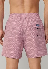 Hackett London TILES - Kupaće hlače - cranberry pink