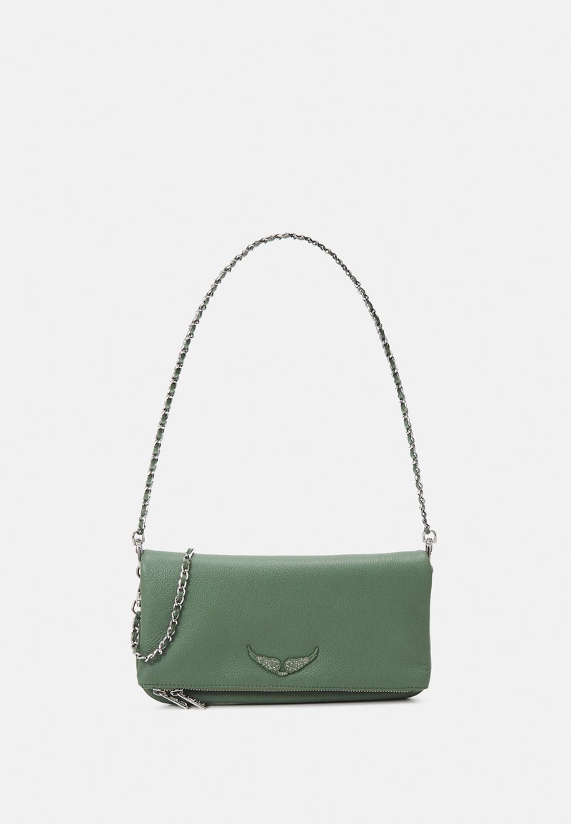 Zadig & Voltaire ROCK GRAINED Clutch soul/dark green Zalando.ie
