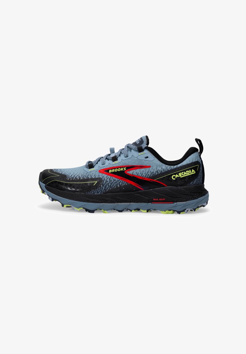 Brooks CASCADIA 18 - Trail running shoes - citadel ebony lime