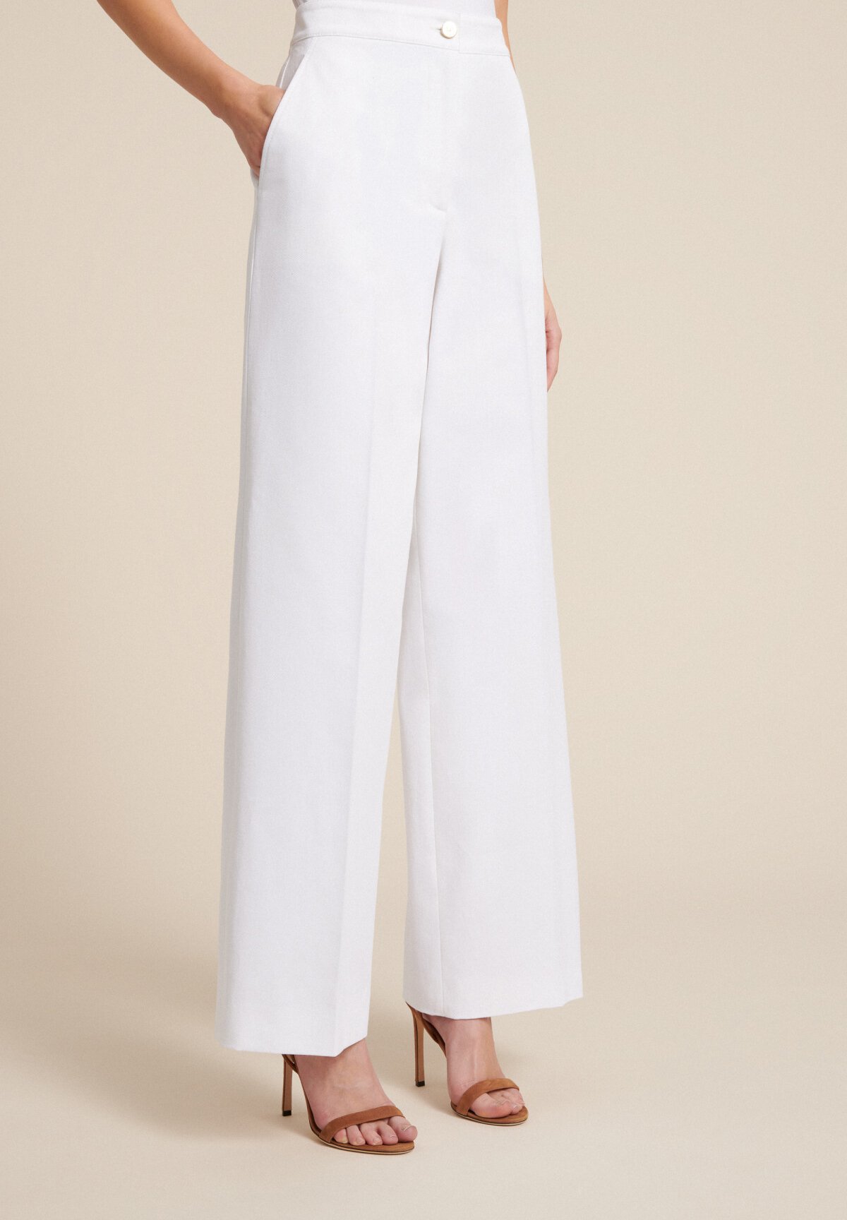 Luisa Spagnoli Pantaloni - bianco - Zalando.it