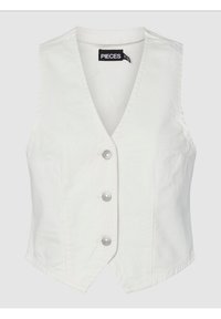 Pieces Väst - white