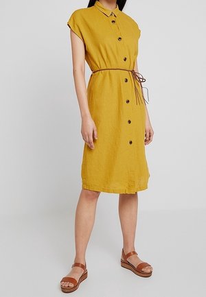 Robe chemise - mustard yellow