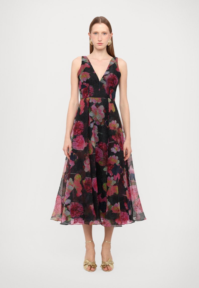 Robe Midi Monique Lhuillier En Coton à Pois Suisses - Blanche, Taille 4, Neuve Avec étiquette