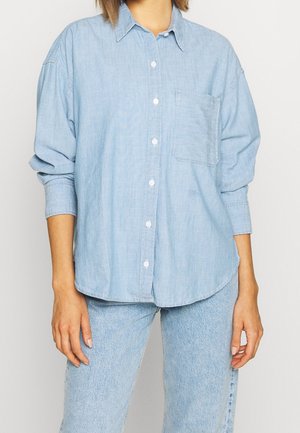 Skjortebluser - light-blue denim