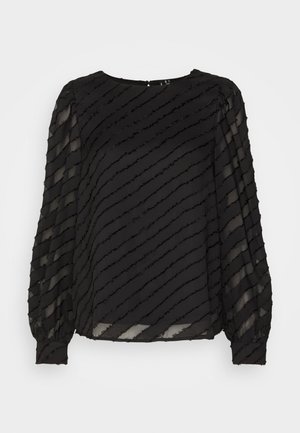 Vero Moda, VMMILLE O NECK DETAIL - Blůza - black