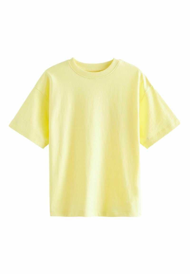 Next SHORT SLEEVE REGULAR FIT - Jednoduché tričko - lemon yellow