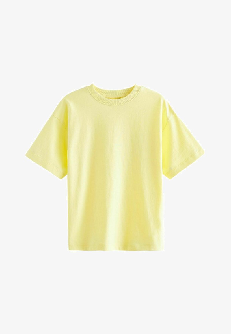 Next SHORT SLEEVE REGULAR FIT - Jednoduché tričko - lemon yellow
