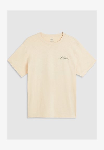 SS RELAXED FIT TEE - T-shirt imprimé - bleached sand