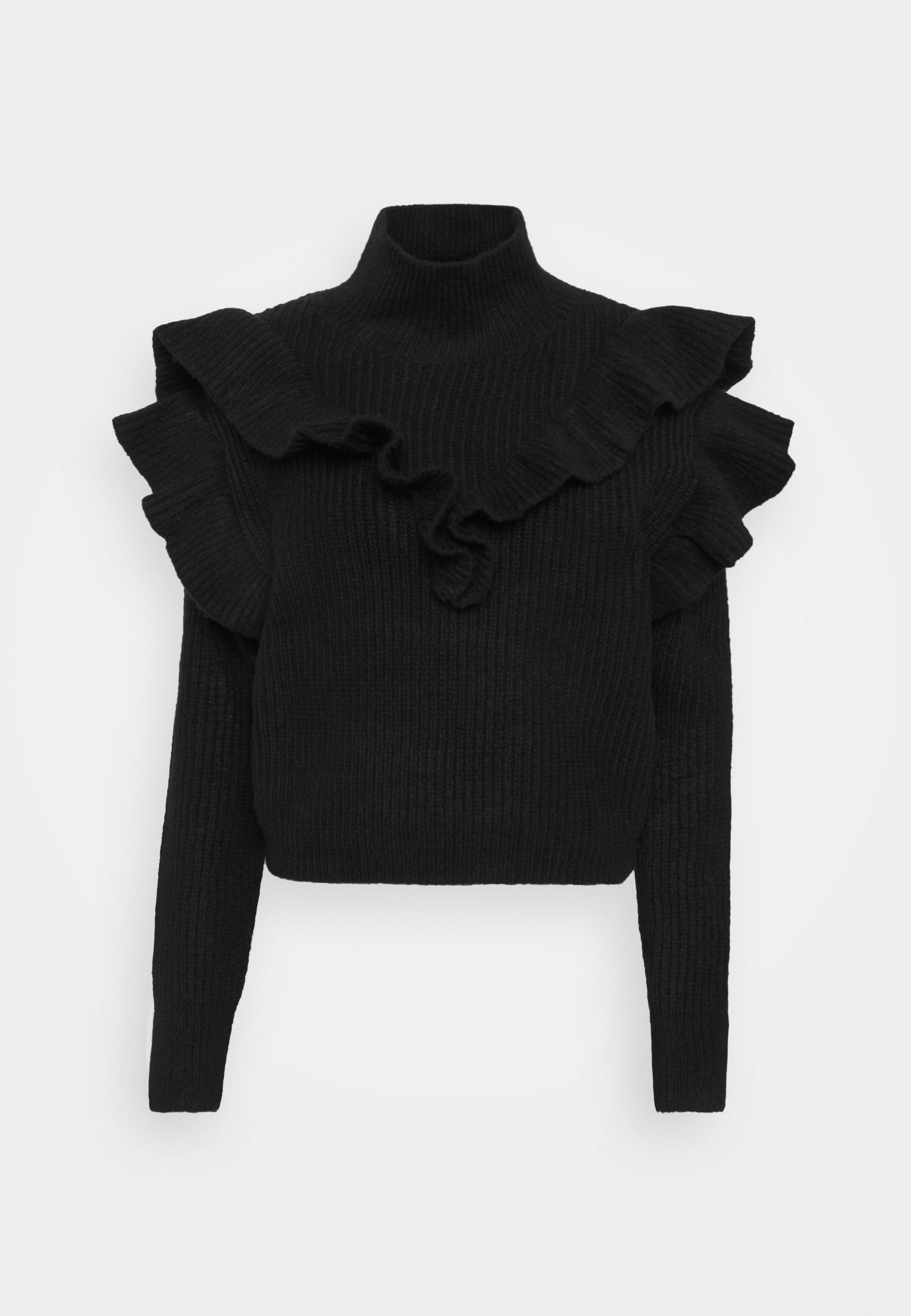 Glamorous Tall ROLLNECK CROPPED RUFFLE 
