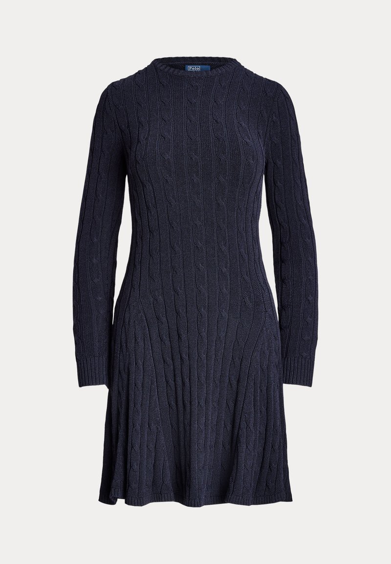 Polo Ralph Lauren Gebreide jurk donkerblauw Polo Ralph Lauren Gebreide jurk donkerblauw